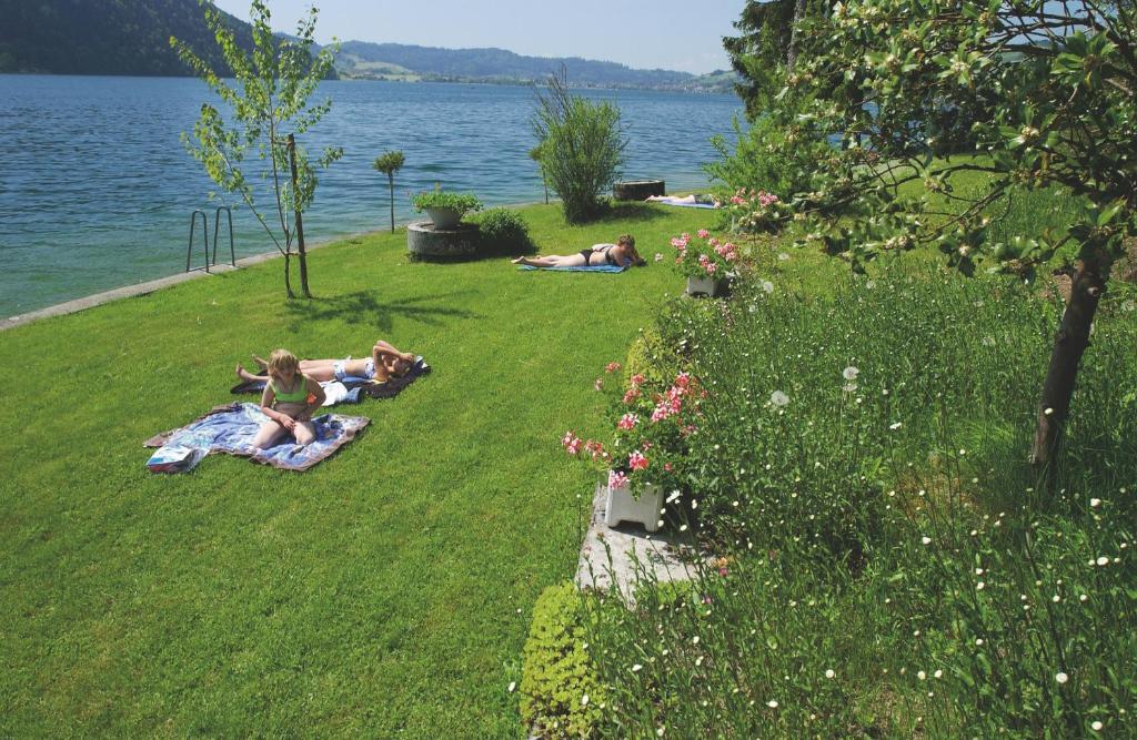 Hotel - Restaurant Eierhals Am Aegerisee Oberägeri エクステリア 写真